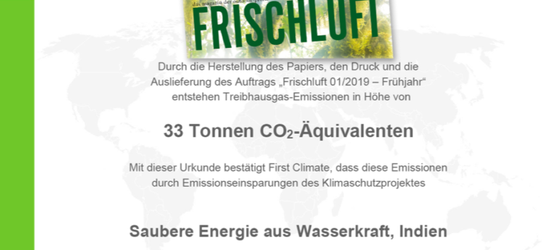 Nachhaltigkeit – schreiben wir groß!